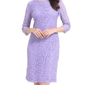 Lace Purple Dress